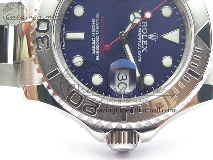 MiroTime 0510 Yacht-Master 116622 SS Bp Maker Best Edition Blue Dial on SS Bracelet SA Bright 2996